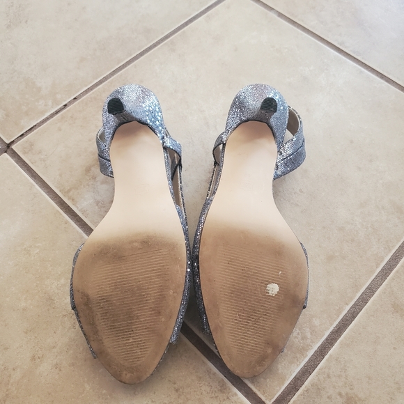 Blue sparkle heels - Picture 4 of 4